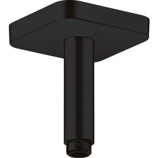 Afbeelding van Hansgrohe axor plafondbevestiging softsquare 100mm mat zwart 26965670