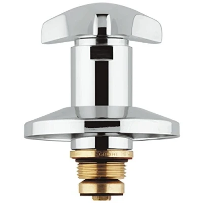 Afbeelding van Grohe bovendeel 3/4&quot; Trecorn greep rood met rozet chr.