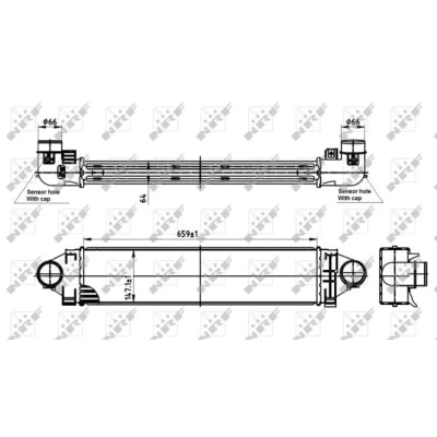 Afbeelding van Intercooler, inlaatluchtkoeler NRF 30304