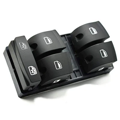 Afbeelding van HZTWFC Bestuurderszijde Master raambedieningsschakelaar Knop 4F0 959 851 4F0959851F Compatibel voor Audi A6 C6
