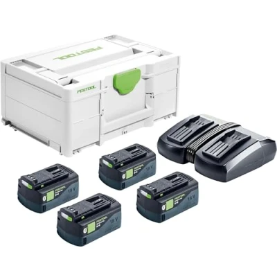 Afbeelding van Festool SYS 18V 4x5,0/TCL6DUO Startset (4x5,0Ah in Systainer)