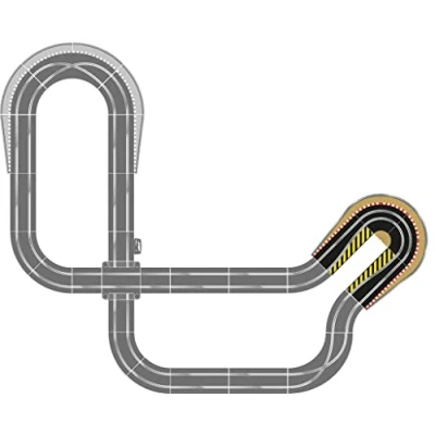 Afbeelding van Scalextric Haarspeldcurve accessoirepakket