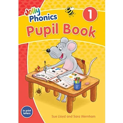 Afbeelding van Jolly Phonics Pupil Book 1: in Print Letters (British English edition)