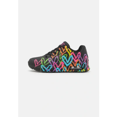 Afbeelding van Skechers Sport UNO Sneakers laag Black /multicoloured, Dames, Maat: 38.5, /multi coloured Kunststof