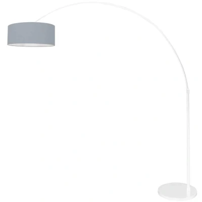 Afbeelding van Steinhauer Booglamp Sparkled Light Wit Linnen Jeans Blauw