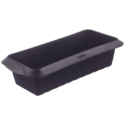 Afbeelding van Lékué rechthoekige cakevorm uit silicone zwart 24x10x6.8cm