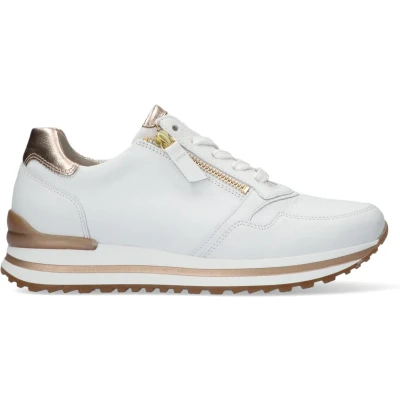 Afbeelding van Gabor 528 Sneakers Leer Dames Wit Maat 38