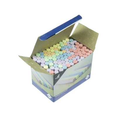 Afbeelding van Kangaro bordkrijt 100 stuks assorti kleuren K N100C