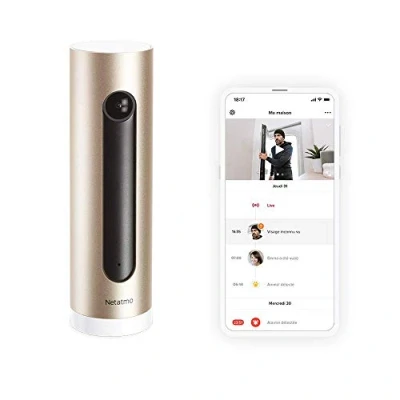 Afbeelding van Netatmo Slimme Binnencamera (Gereviseerd Grade A), WIFI, Bewegingsdetectie, Nachtzicht, Zonder Abonnement, NSCO1 R EC