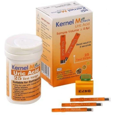 Afbeelding van Kernel Int. Corp. Multi check Urinezuur Teststrips (25)