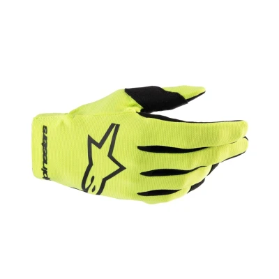 Afbeelding van Alpinestars 2024 Radar Jeugd Crosshandschoenen Fluor Geel / Zwart maat S