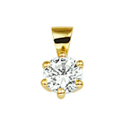 Afbeelding van Trendjuwelier huiscollectie Hanger Geelgoud Zirkonia