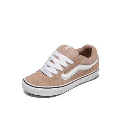Afbeelding van Vans Dames Caldrone Sneaker, Suede/Mesh Deep Taupe, 7.5 UK, Suede Mesh 41 EU