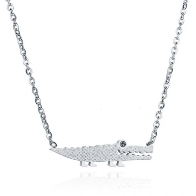 Afbeelding van Cilla Jewels dames ketting Edelstaal Alligator Zilverkleurig