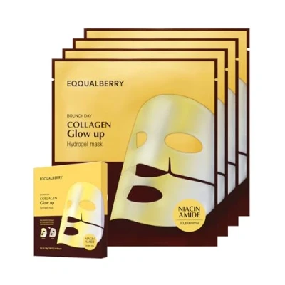Afbeelding van EQQUALBERRY Collagen Glow up Hydrogel Mask Set Sheetmaskerset