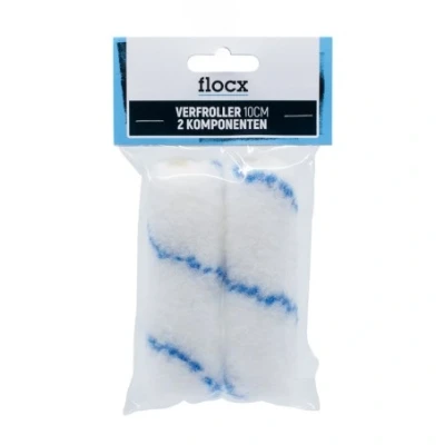 Afbeelding van Flocx Verfroller 2 Componenten Verf 10CM 2ST Schildersbenodigdheden