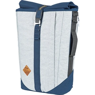 Afbeelding van Nitro Scrambler, Businessrugzak met Roll Top en gewatteerd 15 &quot;Wide Laptopvak, Urban Mobility Rugzak, Boodschappenrugzak, dagrugzak, Tough Black, 28 L, Morning Mist (blauw) 1181 878065