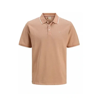 Afbeelding van Jack &amp; Jones Manga Corta Poloshirt, Heren, Maat: Large, Cafe