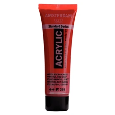 Afbeelding van Amsterdam acryl 399 naftolrood donker 20 ml
