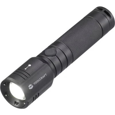 Afbeelding van TOOLCRAFT Zaklamp werkt op batterijen SMD LED Verstelbaar 300 lm 121 g