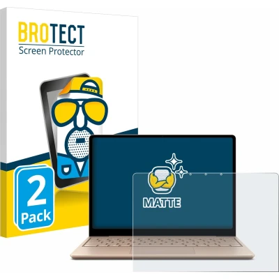 Afbeelding van BROTECT (2 Stuks) Antireflecterende Beschermfolie voor Microsoft Surface Laptop Go 2 Business 12.4&quot; Anti Glare Screen Protector, Mat