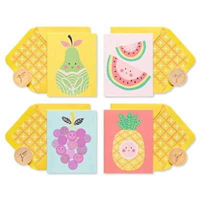 Afbeelding van Papyrus Kaarten in doos, fruit, 20 stuks