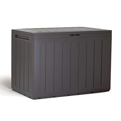 Afbeelding van Baul de Jardin 190 liter Prospeplast Lookox plastic in donkere oker 78 x 43.3 55 cm