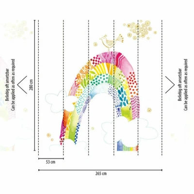 Afbeelding van AS Creation The Wall Travel Styles Multicolor 39215 1 392151 Multicolour / Wit
