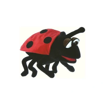 Afbeelding van Living Puppets W441 Lieveheersbeestje Hubi handpoppen, meerkleurig, 27 x 20 cm
