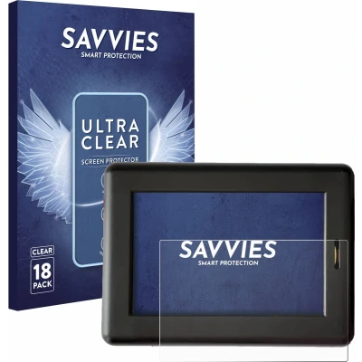 Afbeelding van Savvies Screenprotector voor XC Tracer Maxx II Folie Beschermfolie transparant (18 Stuks)