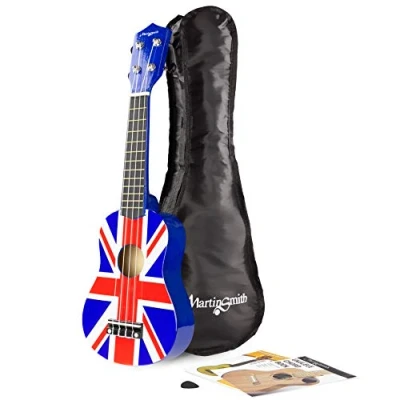 Afbeelding van Ukelele Met Ukulele Tas Union Jack Design