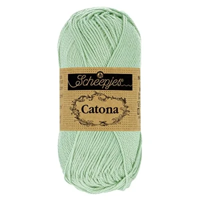 Afbeelding van Scheepjes Catona 402 Silver Green Garen 10x10g