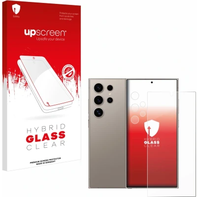 Afbeelding van upscreen Screenprotector voor Samsung Galaxy S24 Ultra (case friendly) (Voor+Camera) Folie Beschermfolie Beschermglas transparant