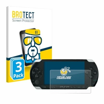 Afbeelding van BROTECT Glas Screen Protector voor Sony PSP 1000 (3 Stuks) Schermbeschermer [9H Hardheid, Beschermglas Folie niet Gehard Glas]