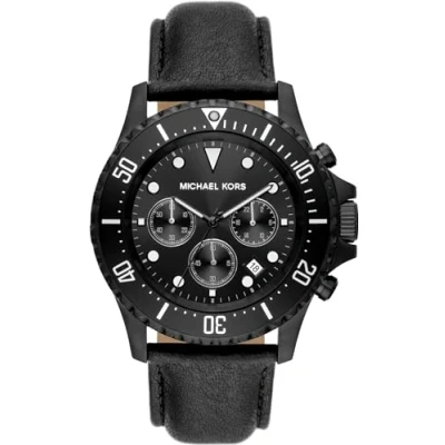 Afbeelding van Michael Kors Everest Chronograaf, Heren, Maat: One Size, Black