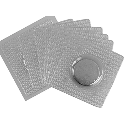 Afbeelding van Connex Neodymium schijfmagneet Ø 18 mm 8 stuks in praktische set om te naaien, extra sterke 1,9 kg hechtkracht voor huishouden en werkplaats, powermagneet, mini magneet, DY7100036, zilver