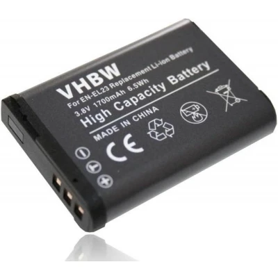 Afbeelding van Camera accu compatibel met Nikon EN EL23 / 1700 mAh