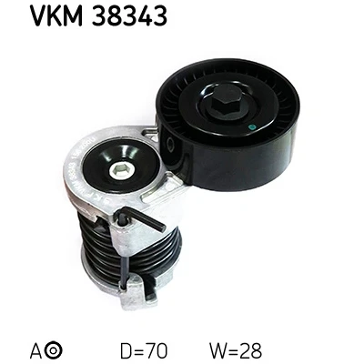 Afbeelding van Skf Spanrol (poly) V riem VKM 38343