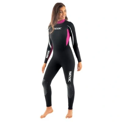 Afbeelding van Seac Relax Short, Dames, 2,2 mm Neopreen Eendelige Wetsuit voor Snorkelen, Scubaduiken en andere Wateractiviteiten
