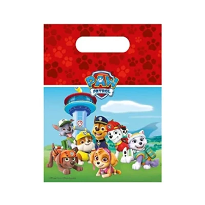 Afbeelding van Paw Patrol Traktatie zakjes nieuw 6 stuks