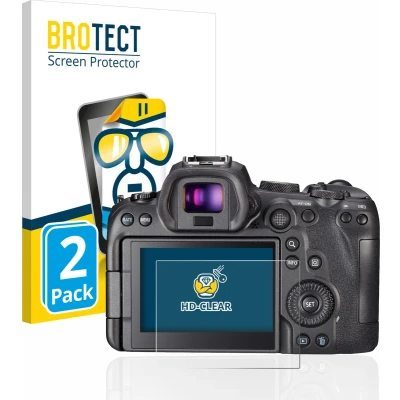 Afbeelding van BROTECT Screenprotector voor Canon EOS R6 Folie Beschermfolie transparant (2 Stuks)