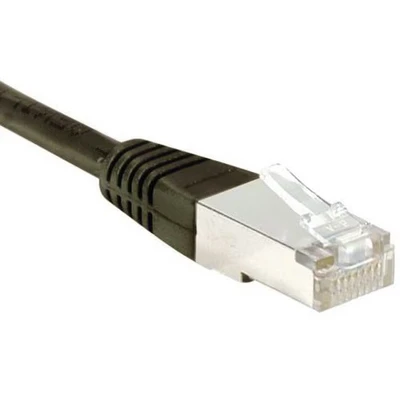 Afbeelding van Netwerkkabel RJ45 CAT 5e F/UTP zwart 0.15 m