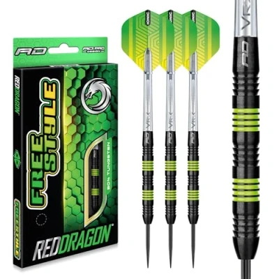 Afbeelding van RED DRAGON Freestyle: Steeltip Tungsten Dartpijlen Professioneel 22 gram
