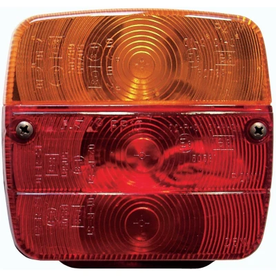 Afbeelding van IWH Aanhangerachterlicht Schroefaansluiting Knipperlicht, Remlicht, Achterlicht Achter, Links, Rechts 12 V, 24 V Zwart