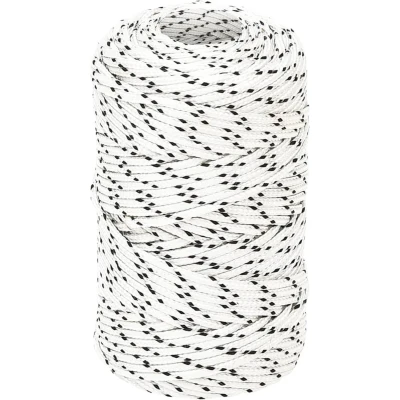 Afbeelding van vidaXL Boottouw gevlochten 2 mm x 500 m polyester wit