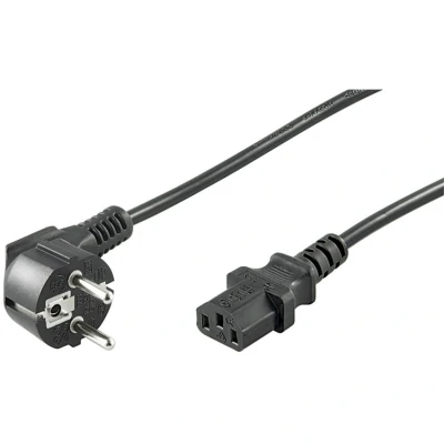 Afbeelding van C13 kabel ProCable 2 meter (Haaks, Zwart)