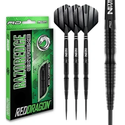 Afbeelding van RED DRAGON Razor Edge Extreme: Steeltip Tungsten Dartpijlen Professioneel 24 gram