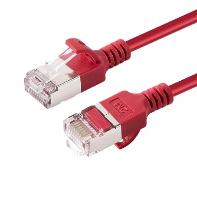Afbeelding van Microconnect V FTP6A01R SLIM netwerkkabel Rood 1 m Cat6a U/FTP (STP)