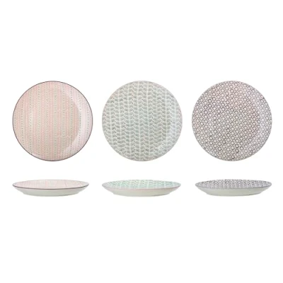 Afbeelding van Bloomingville Maya bord 28 cm 3 delig Multi