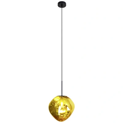 Afbeelding van ECO Light CANOPUS 9550 S 1 28 YW Hanglamp E27 Geel goud